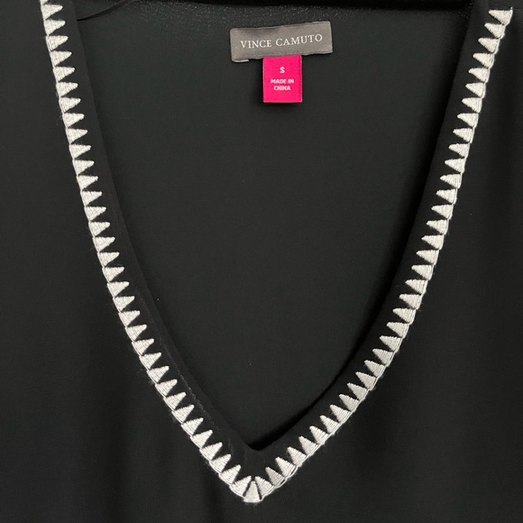 Bell Sleeve Embroidered Chiffon Top - Picture 2 of 5